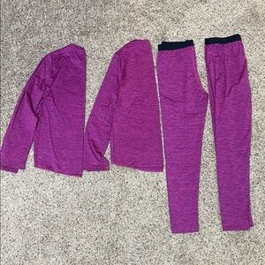 Girls Purple Thermal / Long John’s